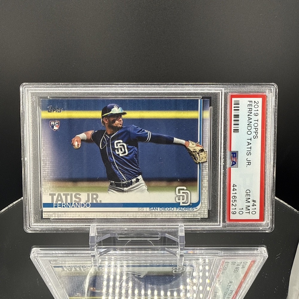 2019 Topps Series 2 - Fernando Tatís Jr. #410 Dark Uniform (RC) Rookie PSA 10
